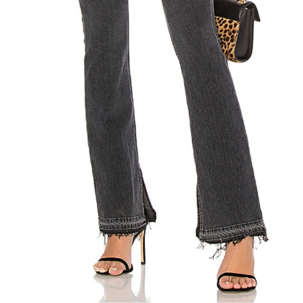 NWT HUDSON Women’s Highrise Heartbreaker Flared Jeans Black Wash Size 32 - Picture 4 of 5